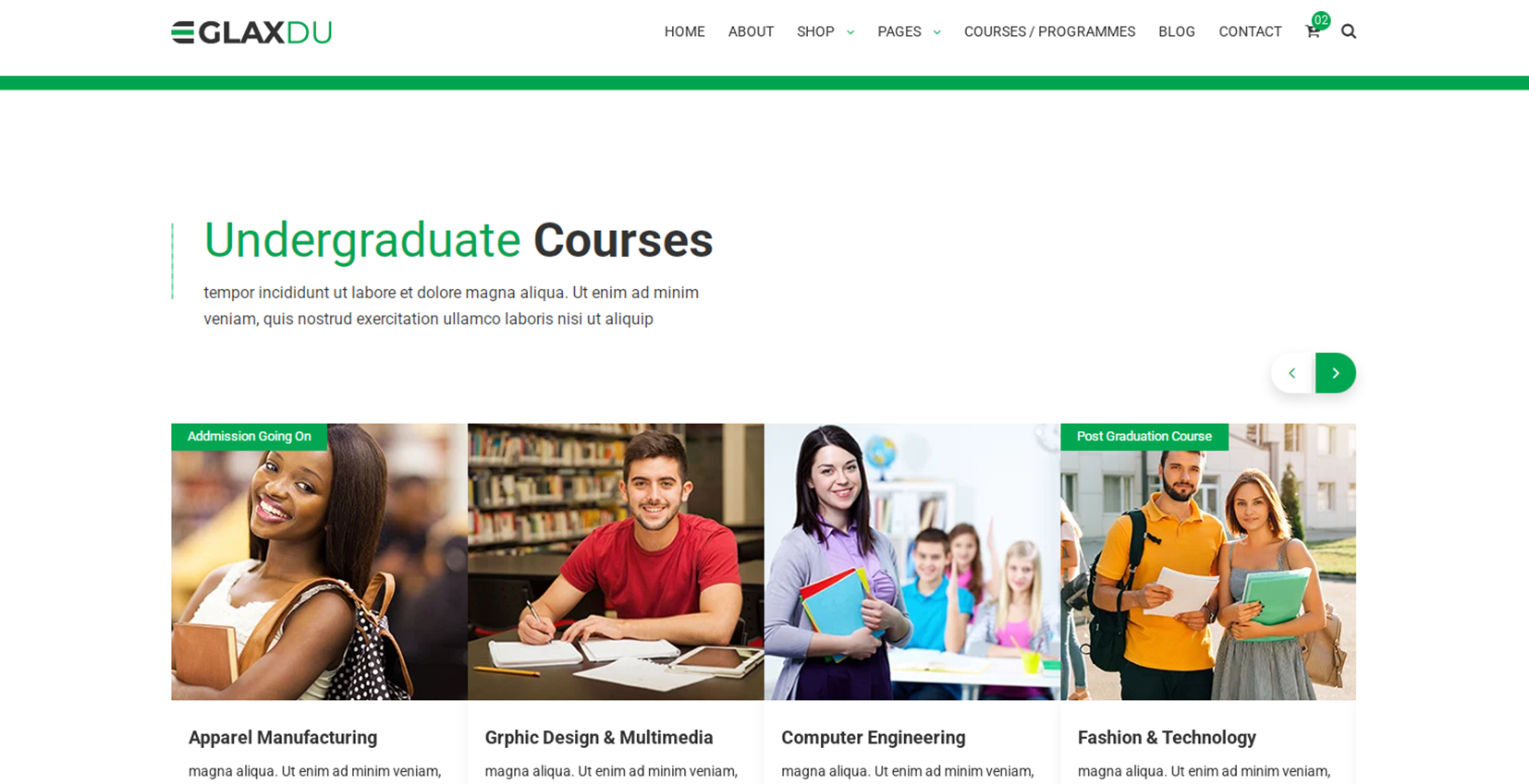 Educational Website Design Examples